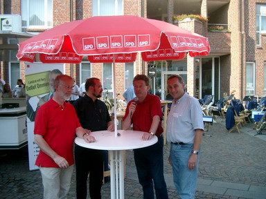 Talkrunde auf dem Magnusplatz